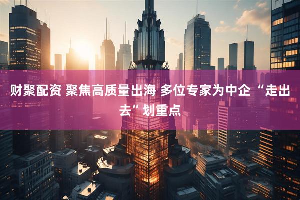 财聚配资 聚焦高质量出海 多位专家为中企 “走出去”划重点